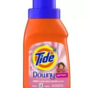 Tide (8 oz) Bottle Tide + Downy April Fresh Laundry Detergent 5 Loads - 10 Pack